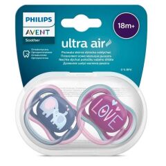 Avent SCF349/22 Ultra Air 18+ Ay 2'li Kız Emzik