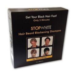 Stopwhite Saç Sakal Siyahlaştırıcı Şampuan 200 ml 2 li Kofre