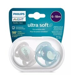 Avent Silikon Emzik Ultra Soft 6-18 ay SCF091/15 ERKEK