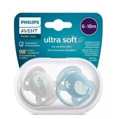 Avent Silikon Emzik Ultra Soft 6-18 ay SCF091/15 ERKEK