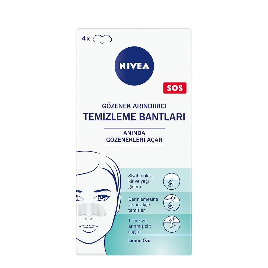 Nivea Burun Üstü Temizleme Bantları 4'lü