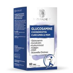 Naturalnest Glucosamine Chondroitin Curcumin & MSM Tablet 60 lı