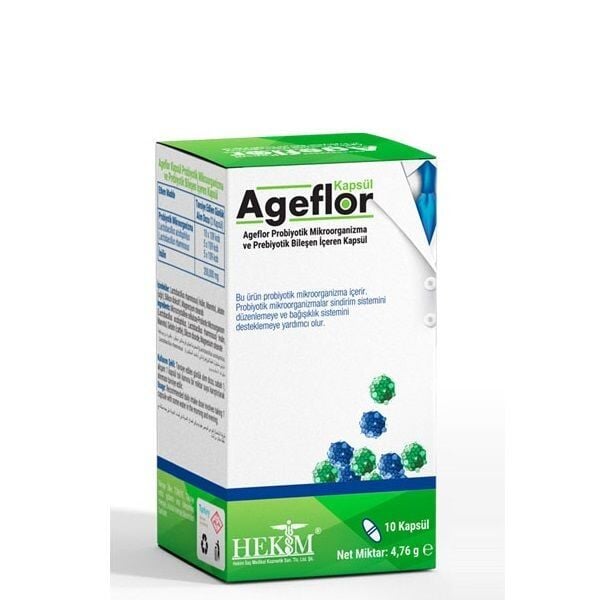 Ageflor Probiyotik 10 Kapsül