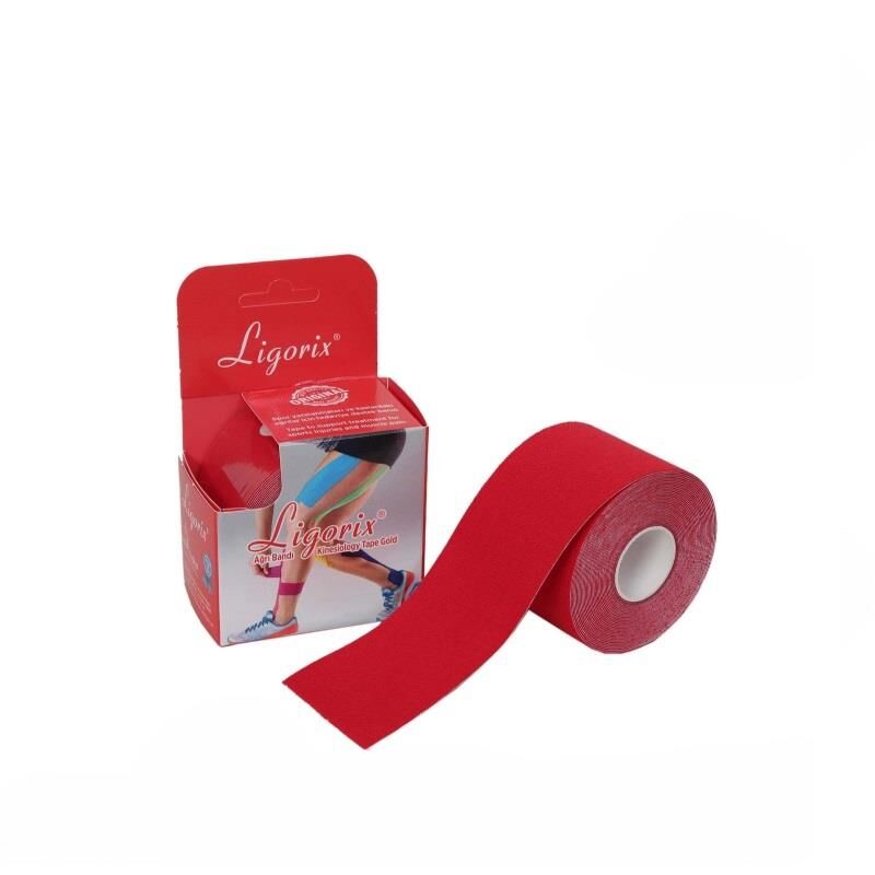 Ligorix Kinesio Tape Kas Bandı 5cm x 5m Kırmızı