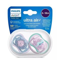 Avent Ultra Air Emzik 6-18 Ay 2li Kız SCF085/61