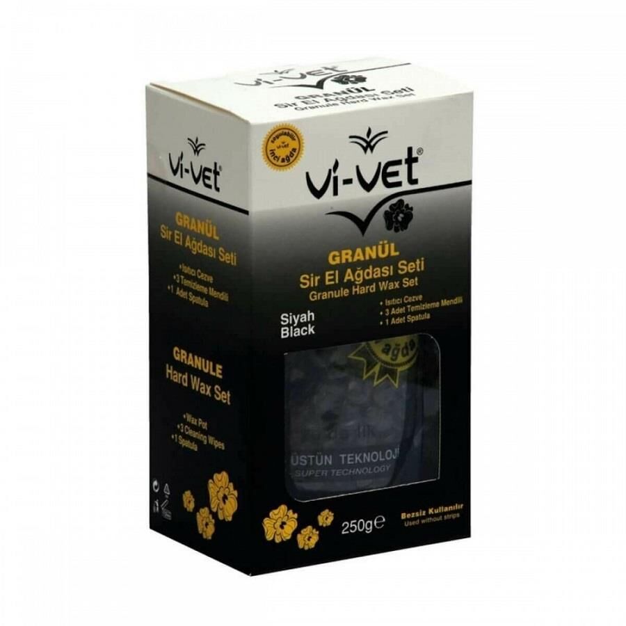 Vi-Vet Granül İnci Sir El Ağdası Seti 250gr SİYAH