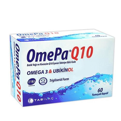 Omepa-Q10 Omega3 Ubiquinol 60 Kapsül