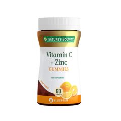 Natures Bounty Vitamin C + Zinc Gummies 60 lı