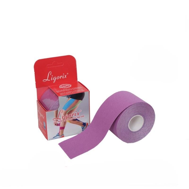 Ligorix Kinesio Tape Kas Bandı 5cm x 5m Mor