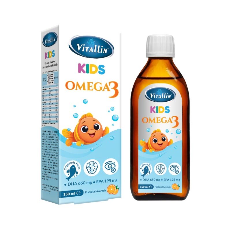 Vitallin KIDS Omega 3 Şurup 150 ml
