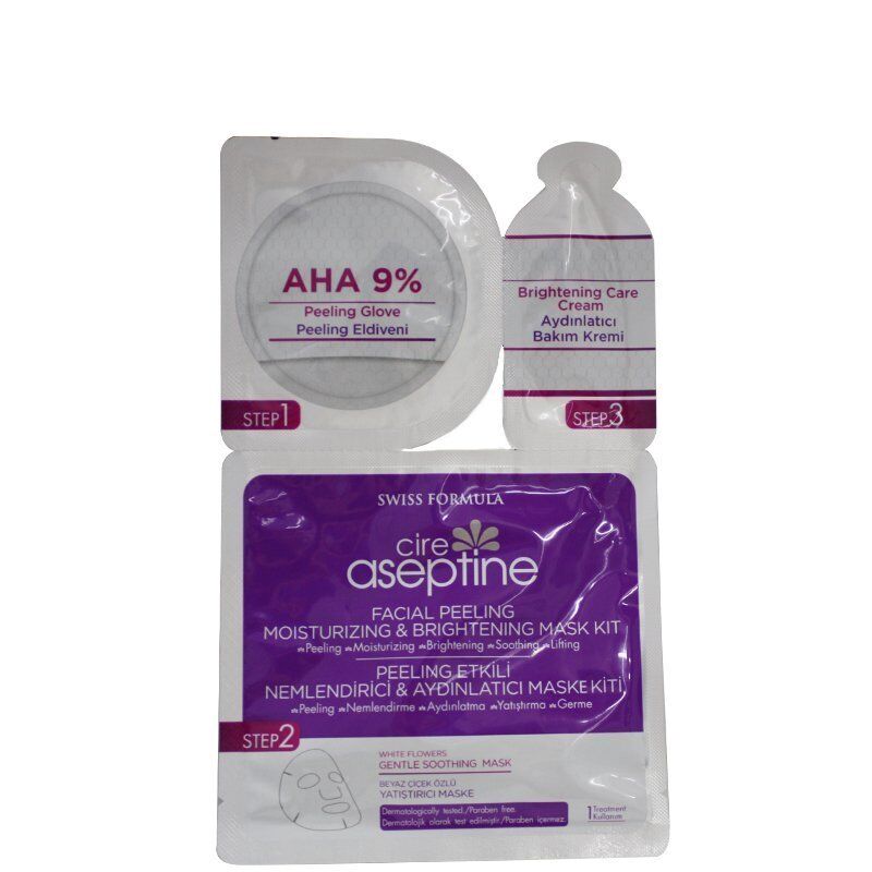 Cire Aseptine Peeling Etkili Nemlendirici & Aydınlatıcı Maske Kiti