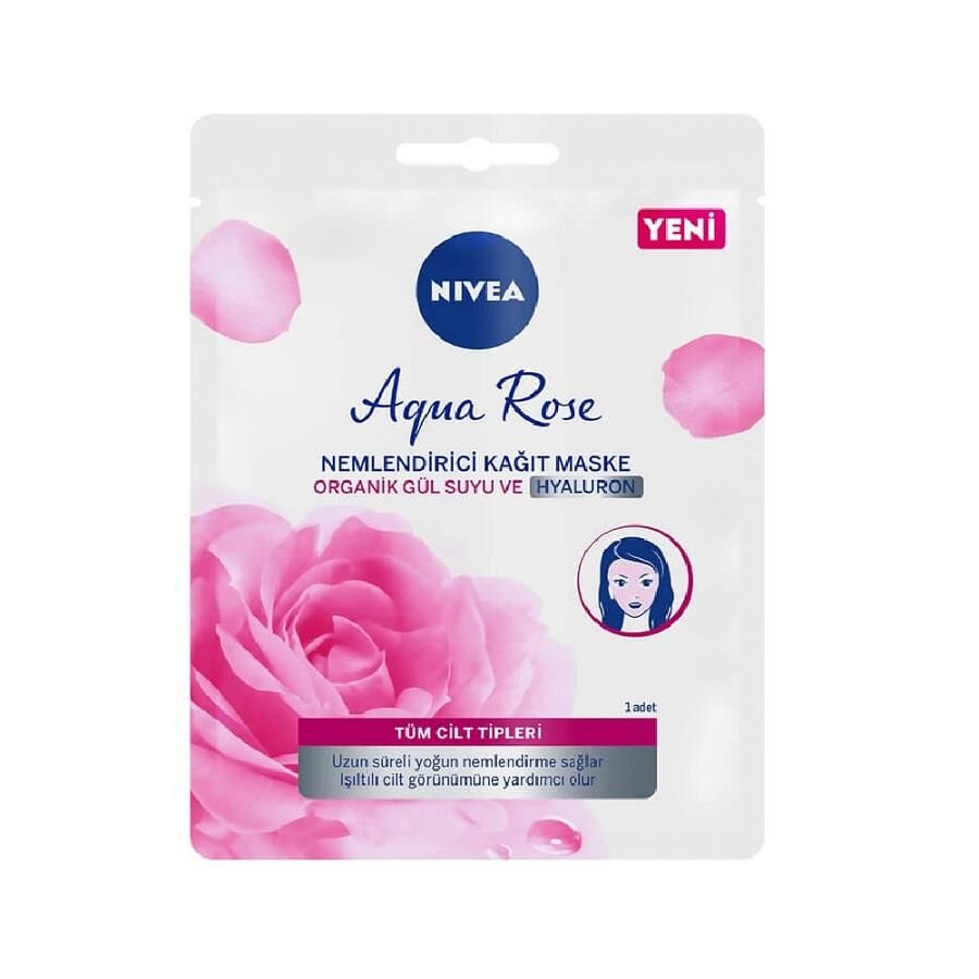 Nivea Aqua Rose Nemlendirici Kağıt Maske