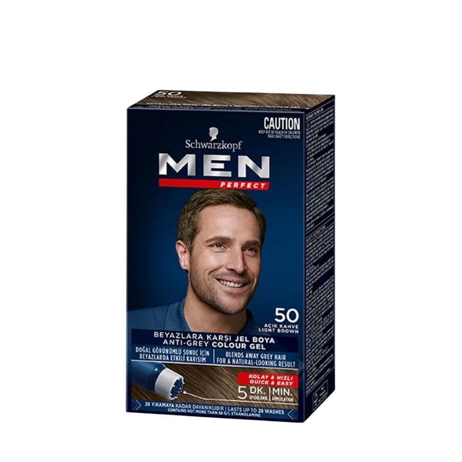 Schwarzkopf Men Perfect Saç Boyası 50 Açık Kahve