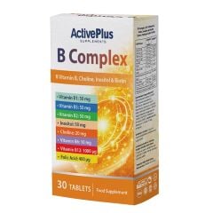 ActivePlus B Complex Folik Asit 30 Tablet