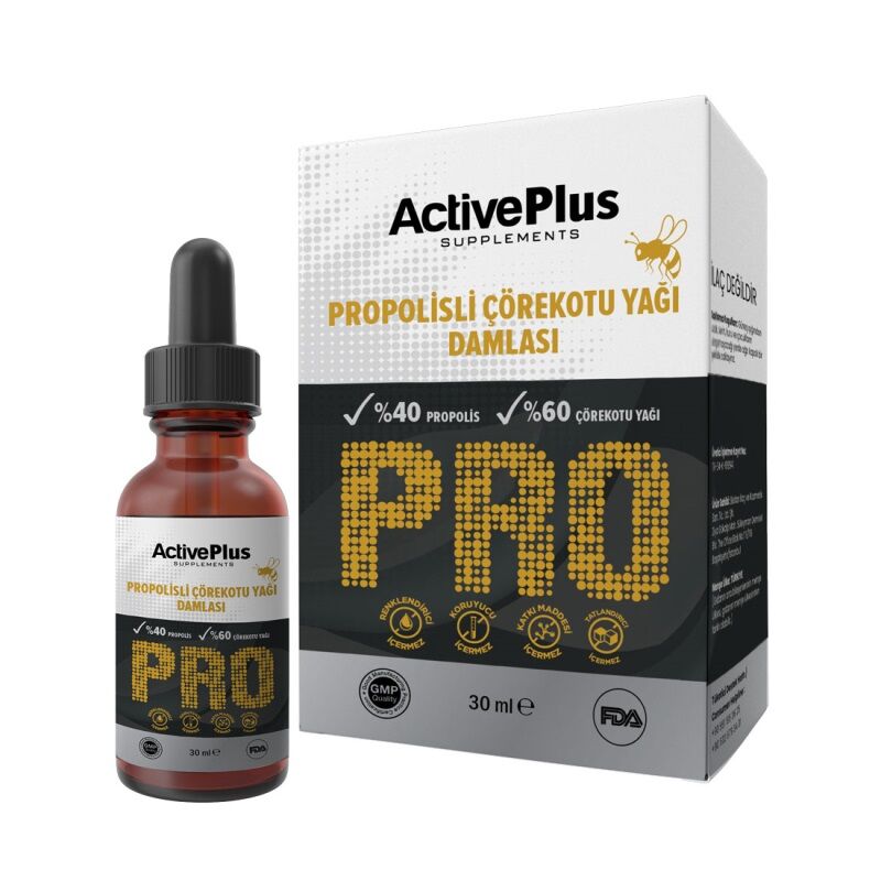ActivePlus PRO Propolisli Çörekotu Yağı 30 ml