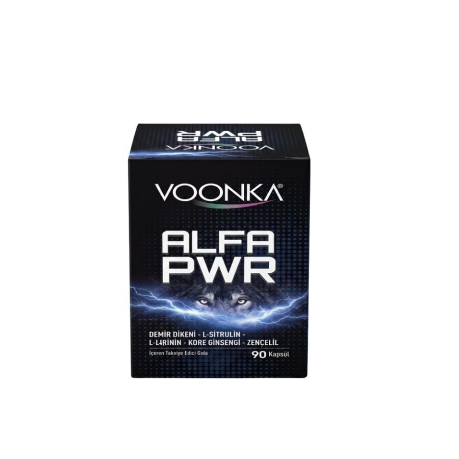 Voonka Alfa PWR Demir Dikeni L-Arjinin Kore Ginsengi 90 Kapsül