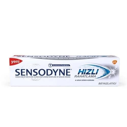 Sensodyne Hızlı Rahatlama Beyazlatıcı Diş Macunu 75ml