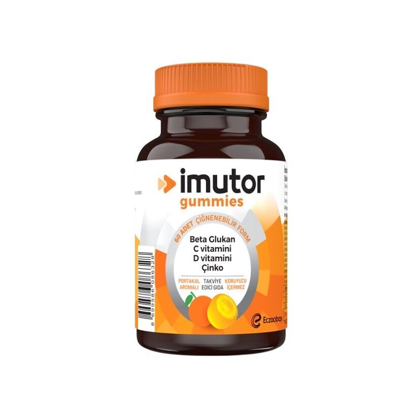 Imutor Gummies 60 Çiğneme Tableti