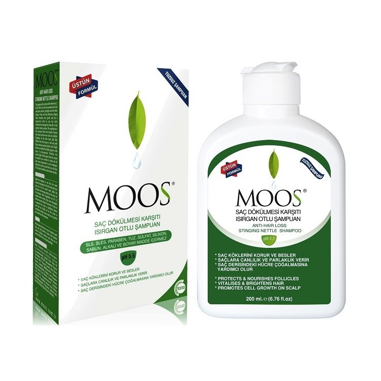 Moos Isırgan Otlu Vitaminli Şampuan pH 5.5 200ml