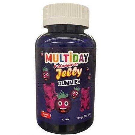 Multiday Kara Mürver Jelly 60 Adet