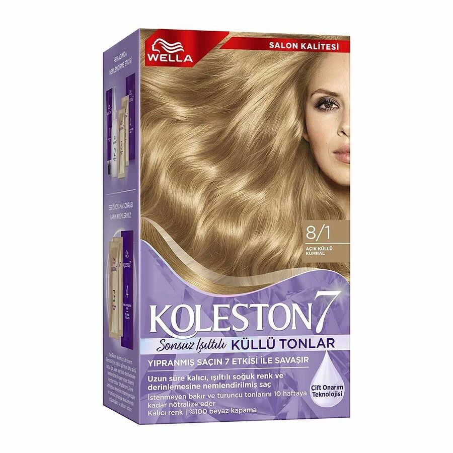 Wella Koleston Supreme Saç Boyası 8/1 Açık Küllü Kumral
