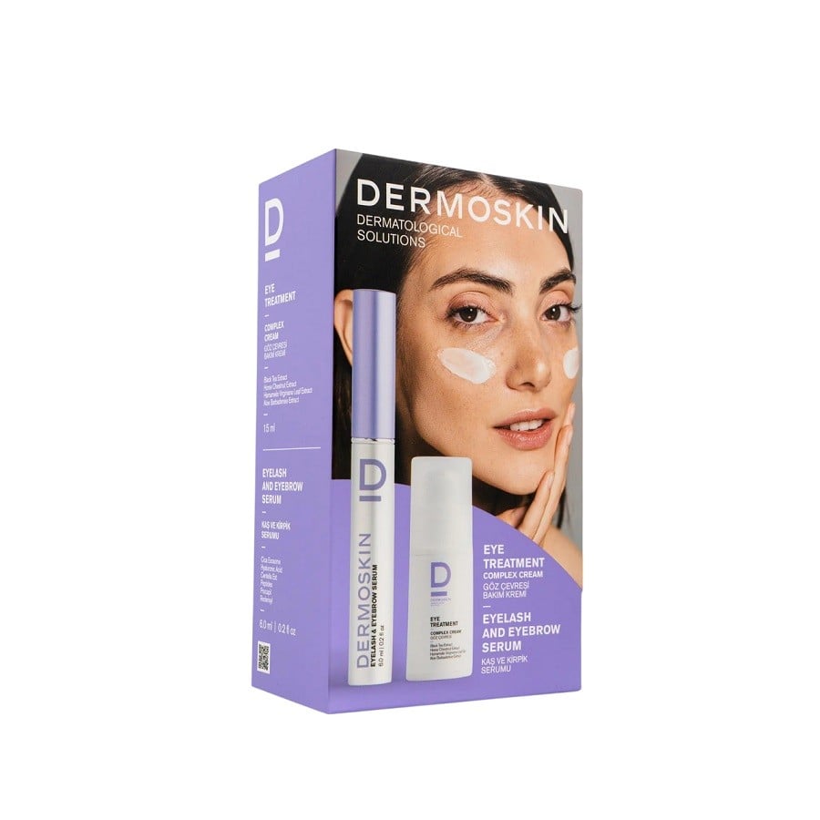 Dermoskin Kaş ve Kirpik Serumu + Göz Çevresi Bakım Kremi
