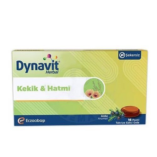 Dynavit Herbal Kekik ve Hatmi 16 Pastil