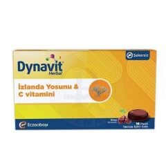 Dynavit Herbal İzlanda Yosunu, Vitamin C 16 Pastil