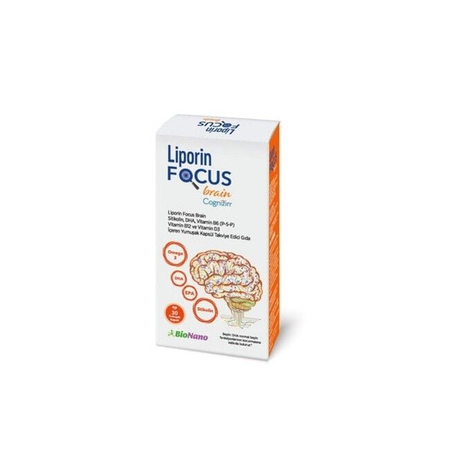 Liporin FOCUS Brain 30 Kapsül