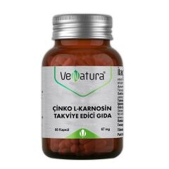 Venatura Çinko L-Karnosin 67mg 60 Kapsül