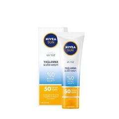 Nivea Sun Uv Yüz Parlama Karşıtı Krem SPF 50 Faktör 50 ml