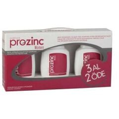 Prozinc Women - Bayan 3al 2öde 3x300ml Şampuan Kırmızı