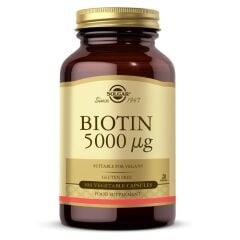 Solgar Biotin 5000 Mcg 100 Kapsül