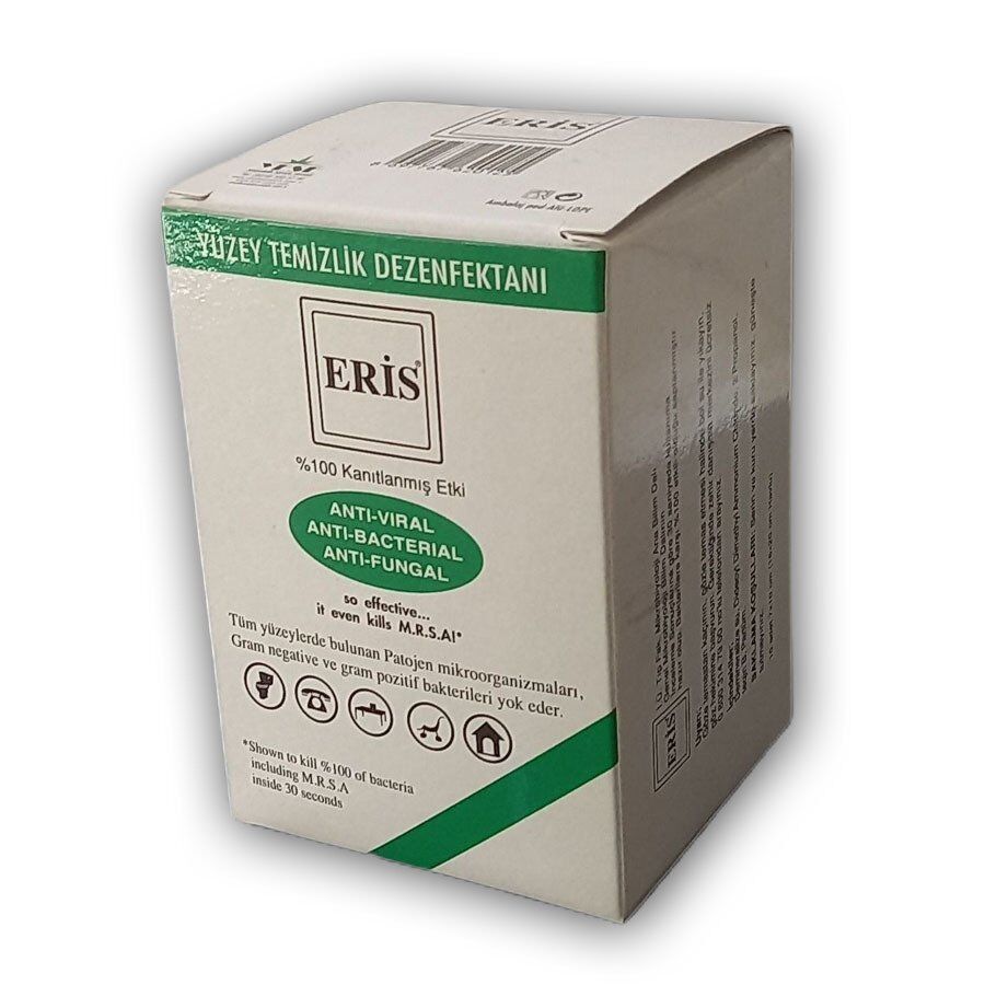 Eris Yüzey Temizleme Dezenfektanı Antiseptik Havlu 10 Adet