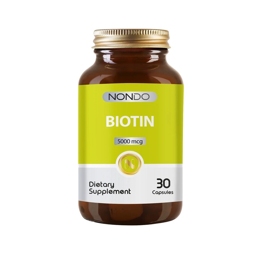 Nondo Biotin 5000mcg 30 Kapsül