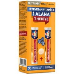 Nutraxin Vitamin C Efervesan 30 (15+15) Tablet