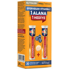 Nutraxin Vitamin C Efervesan 30 (15+15) Tablet