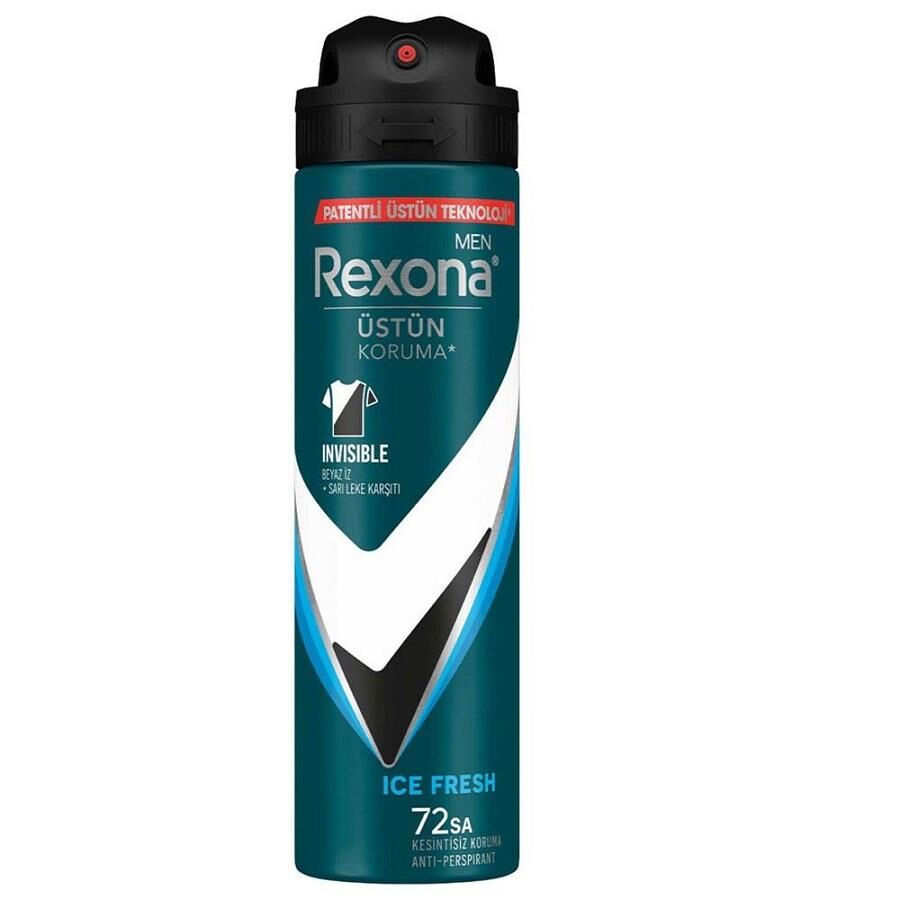 Rexona Men Sprey Deodorant Invisible Ice Fresh 150ml