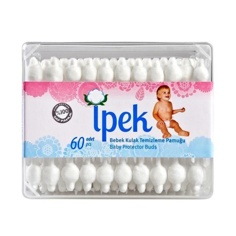 İpek Bebek Kulak Temizleme Pamuğu 60 adet