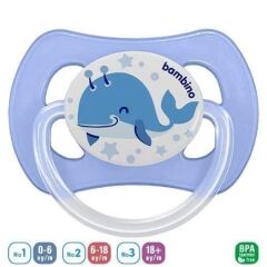 Bambino Desenli Kelebek Damaklı Emzik No:1