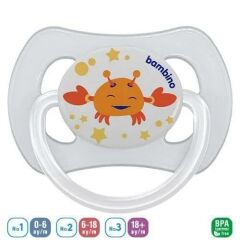 Bambino Desenli Kelebek Damaklı Emzik No:2