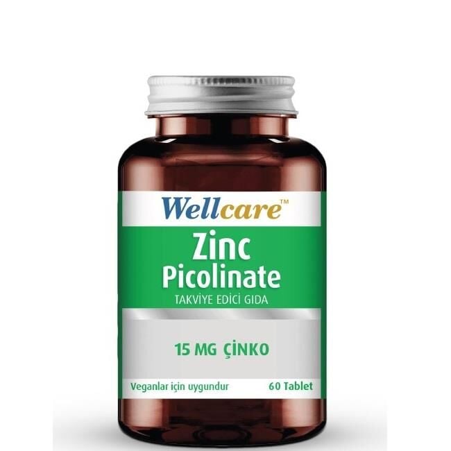 Wellcare Çinko Pikolinat 15mg 60 Tablet