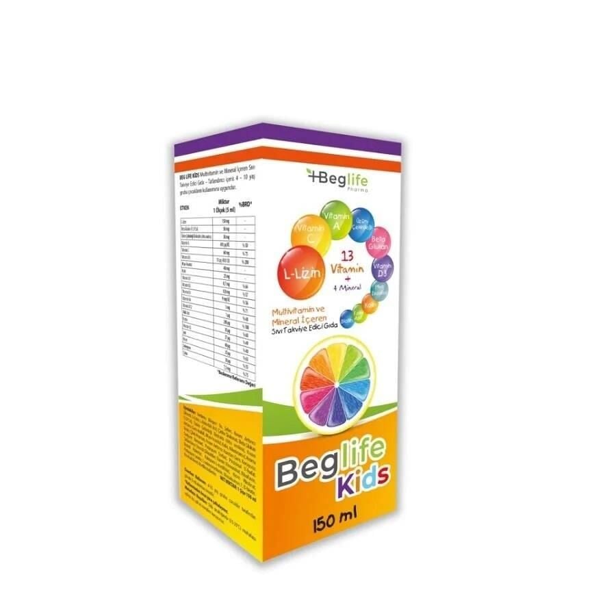 BEG Life KIDS Multivitamin Sıvı 150 ML