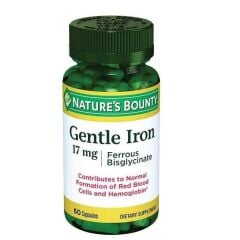 Nature's Bounty Gentle Iron 17mg 60 Kapsül