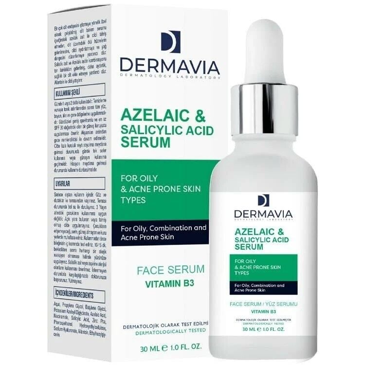 Dermavia Yağlı Cilt Bakım Serumu 30ml