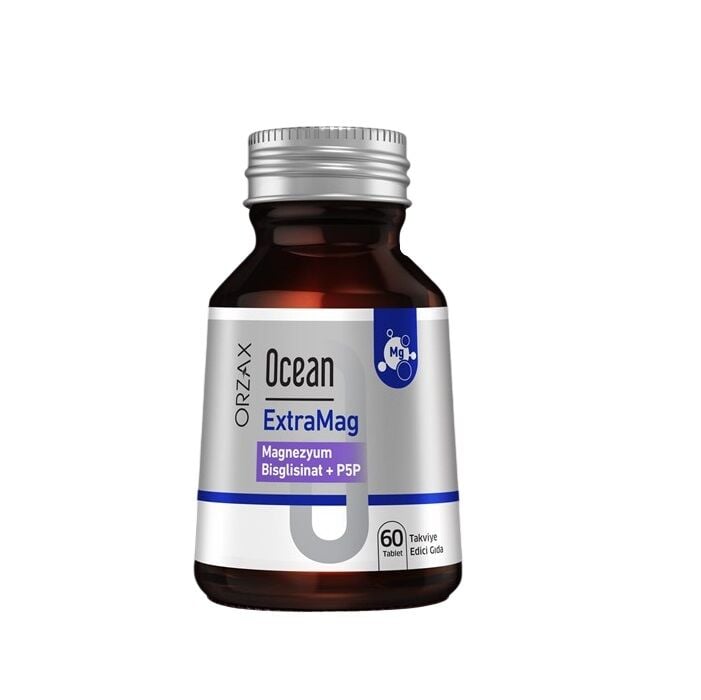 Ocean Extramag Magnezyum Bisglisinat + P5P 60 Tablet