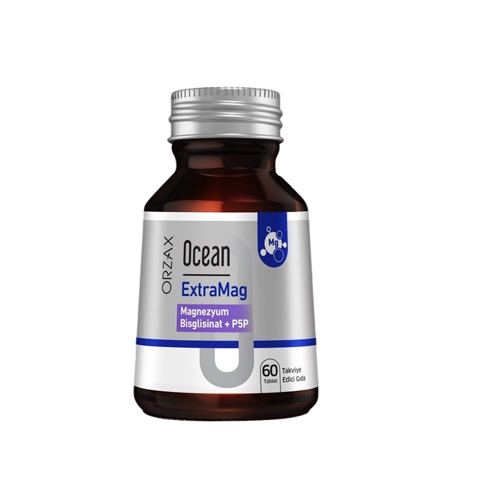 Ocean Extramag Magnezyum Bisglisinat + P5P 60 Tablet