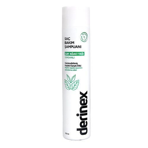 Derinex Çay Ağacı Yağlı Isırganlı Kepeğe Karşı Saç Bakım Şampuanı 250ml