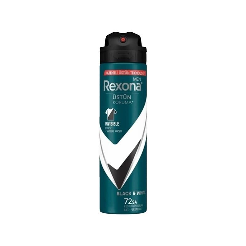 Rexona Men İnvisible Black White Erkek Deodorant 150 ml