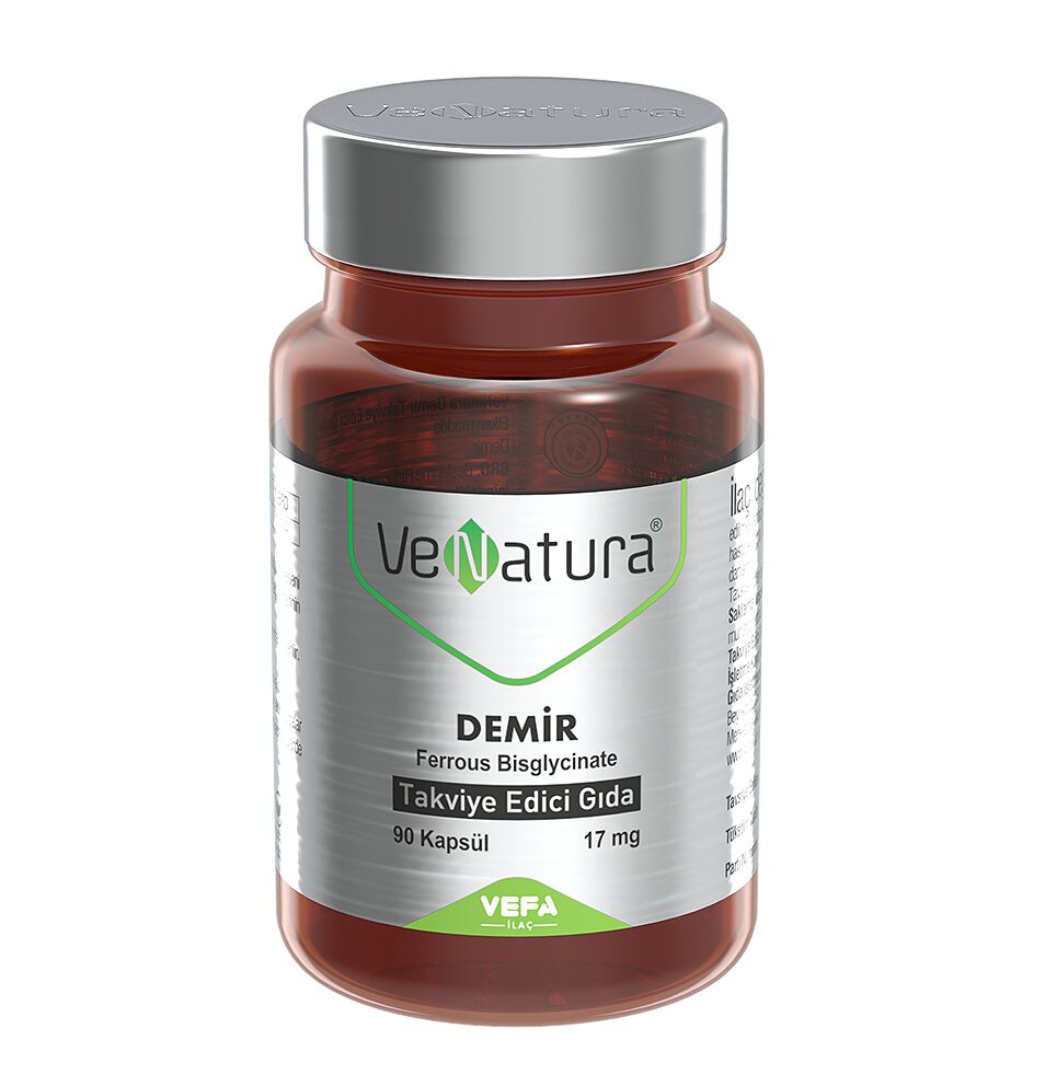 Venatura Demir Bisglisinat 17mg 90 Kapsül